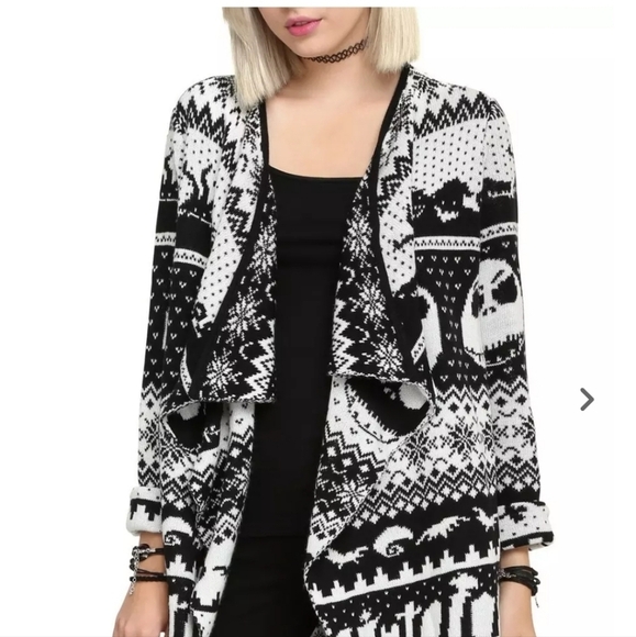 The Nightmare Before Christmas Fair Isle Cardigan Size S - Picture 3 of 12